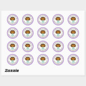 Princess Party Matching Envelope Stickers (Vel)