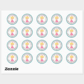 Princess Party Matching Envelope Stickers (Vel)