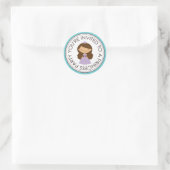 Princess Party Matching Envelope Stickers (Tas)