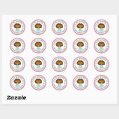 Princess Party Matching Envelope Stickers (Vel)