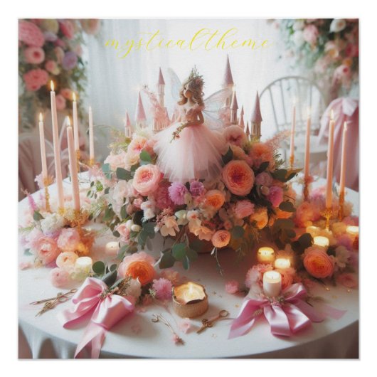 princess party, mystical theme perfect poster (Voorkant)