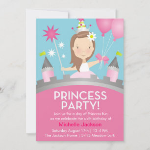 Princess Party-Pink Kaart