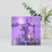 Princess Party Sprookjeskasteel Kaart (Staand voorkant)