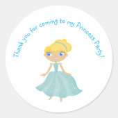Princess party sticker (Voorkant)