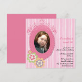 Princess party - sweey 16 birtday nodigt uit kaart (Voorkant / Achterkant)