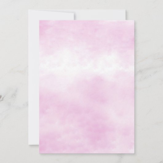  Princess Party-uitnodigingen voor kinderen Kaart (Achterkant)