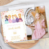  Princess Party-uitnodigingen voor kinderen Kaart