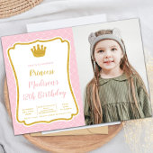 Princess Party-uitnodigingen voor kinderen Kaart
