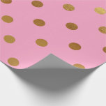Princess Pastel Pink Rose Gold Polka Dots Cadeaupapier<br><div class="desc">Elegante verpakking voor verjaardagen,  feestdagen,  vrijgezellenfeest,  baby shower enz.</div>