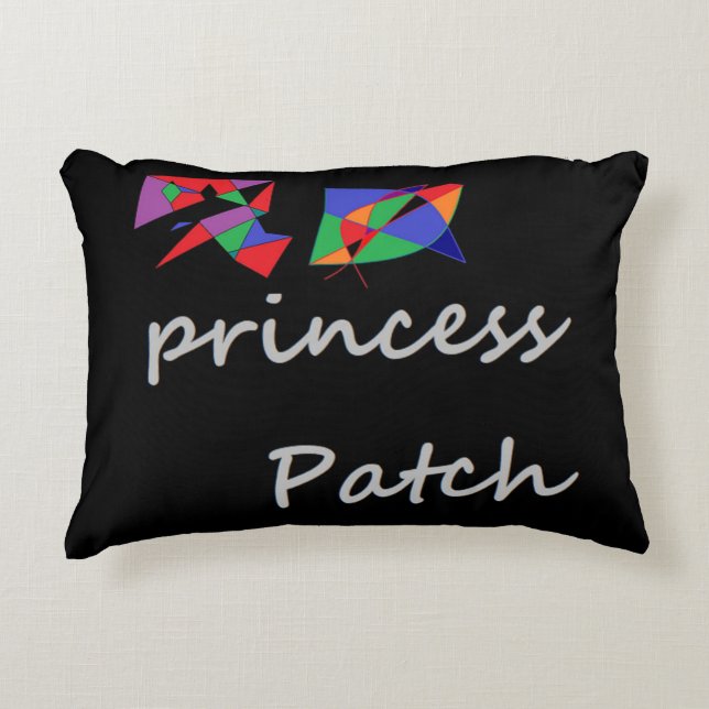 Princess Patch houdt van logo ter ere van haar Accent Kussen (Voorkant)