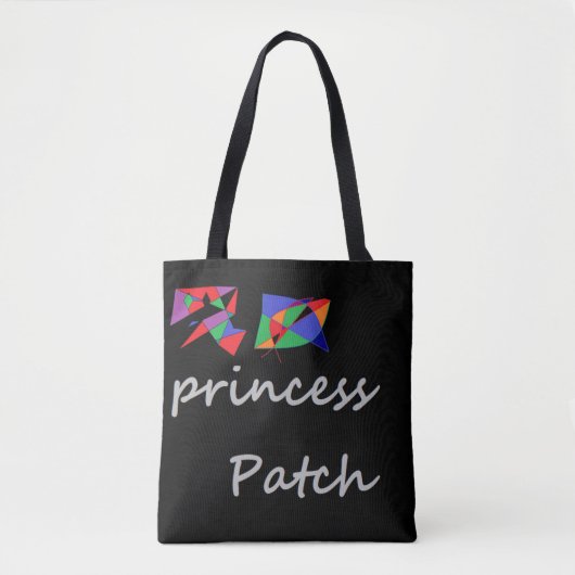 Princess Patch-ontwerp ter ere van een kat Tote Bag (Voorkant)