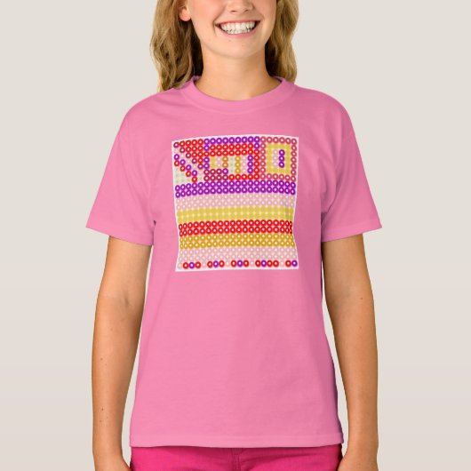 Princess Pattern #128 - PrinterKids T-shirt (Voorkant)