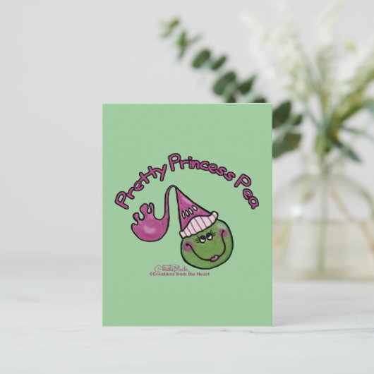 Princess Pea Briefkaart (Staand voorkant)