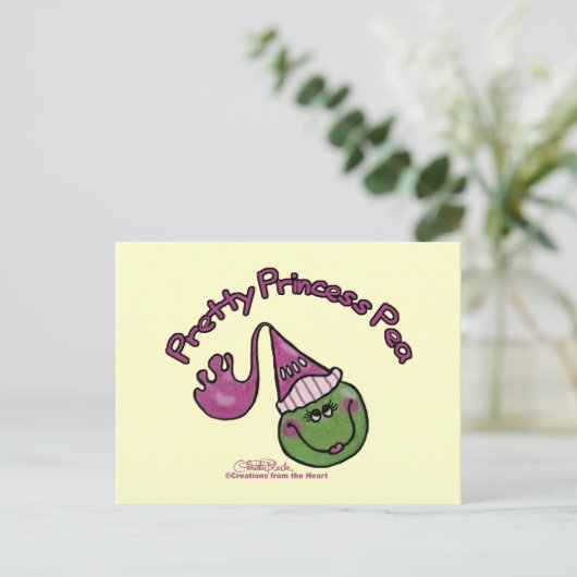  Princess Pea Briefkaart (Staand voorkant)