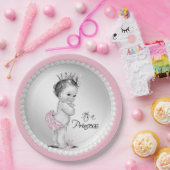 Princess Pearl Baby shower papieren Borden Papieren Bordje (Feest)