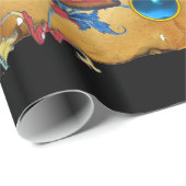 PRINCESS PENTHESILEA EN BLAUWE KNIGHT OP HORSEBACK CADEAUPAPIER (Rol Hoek)