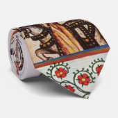 PRINCESS PENTHESILEA EN BLAUWE KNIGHT OP HORSEBACK STROPDAS (Opgerold)