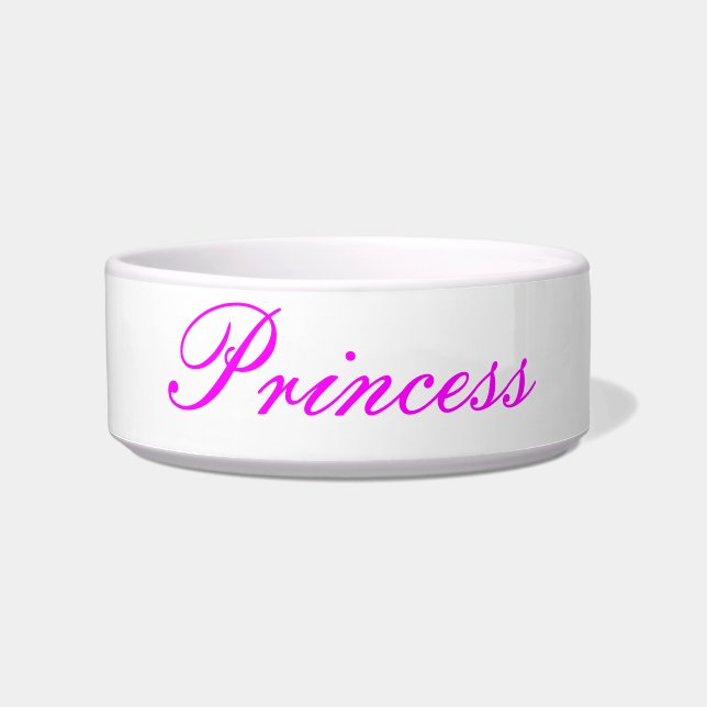 "Princess" Pet Bowl Voerbakje (Voorkant)
