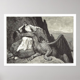 Princess & Pet Dragon Poster