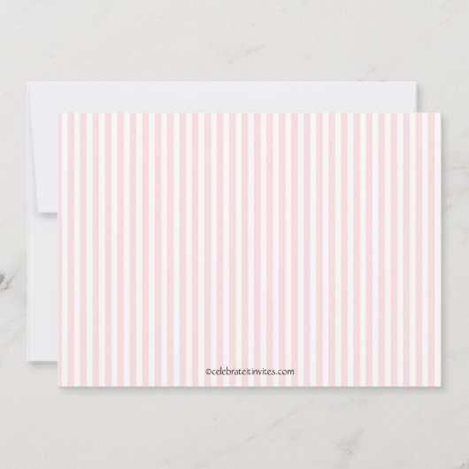 Princess Photo Birthday Invitation Kaart (Achterkant)