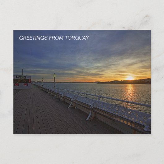 Princess Pier bij Sunset Briefkaart (Voorkant)