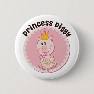 Princess_Piggy Ronde Button 5,7 Cm