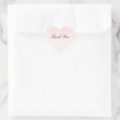 Princess Pink Damask Storybook Elegant Wedding Hart Sticker (Tas)