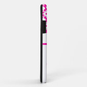 Princess-Pink en White+Personalize Name Case-Mate iPhone Case (Achterkant/rechts)