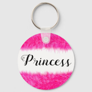 "Princess Pink Fluff" Sleutelhanger