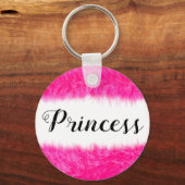 "Princess Pink Fluff" Sleutelhanger (Voorkant)