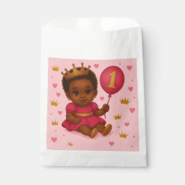 Princess Pink & Gold Favor Bag Bedankzakje