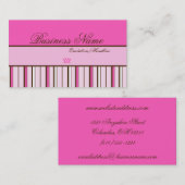 Princess Pink Little Crown Visitekaartjes (Voorkant / Achterkant)