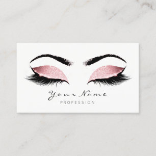 Princess Pink Makeup Artist Lashes Beauty Studio Afsprakenkaartje