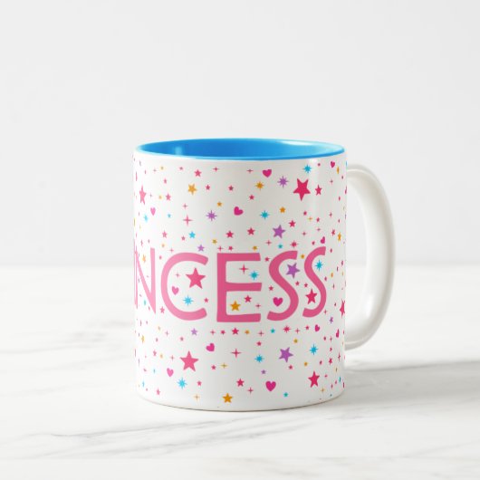 Princess Pink Stardust mok (Voorkant rechts)