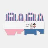 Princess & Pirate Birthday Party Favor Boxes Bedankdoosjes (Uitgevouwen)