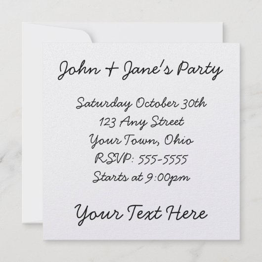 Princess & Pirate Doodle Kaart (Achterkant)