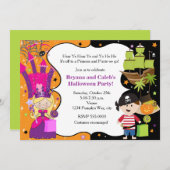 Princess Pirate Halloween Verjaardag Uitnodigingen (Voorkant / Achterkant)