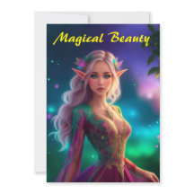 Princess pixie fee kleurrijke magenta gloed