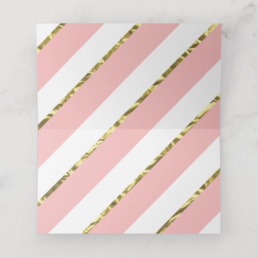 Princess Place Cards, Eten Kaarten, Faux Gold Plaatskaartje (Binnenkant ongevouwen)