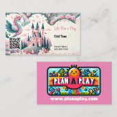 Princess Plan-a-Play Kaart Contactkaartje (Voorkant / Achterkant)