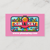 Princess Plan-a-Play Kaart Contactkaartje (Achterkant)