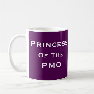 Princess PMO Woman Project Manager Funny Name Koffiemok