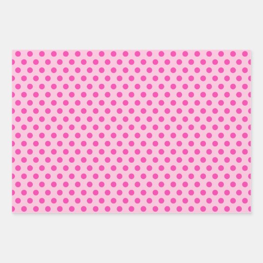 Princess Polka Dots & Stripes Wrapping Paper Set (Voorkant 2)
