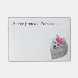 Princess Pommeren neemt oorspronkelijk kunstwerk i Post-it® Notes
