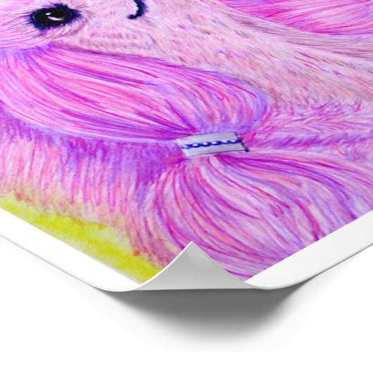 Princess Poodle Poster (Hoek)