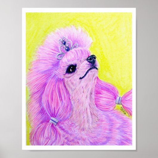 Princess Poodle Poster (Voorkant)