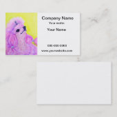 Princess Poodle Visitekaartje (Voorkant / Achterkant)