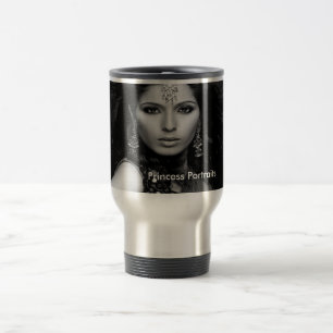 Princess Portraits Oversized Mok (B/W)