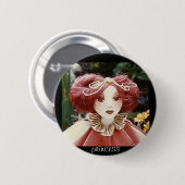 princess portret ronde button 5,7 cm (Voorkant /achterkant)