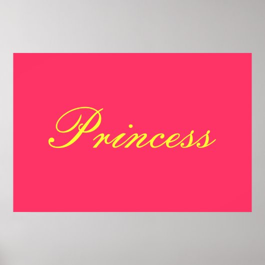 Princess Poster (Voorkant)